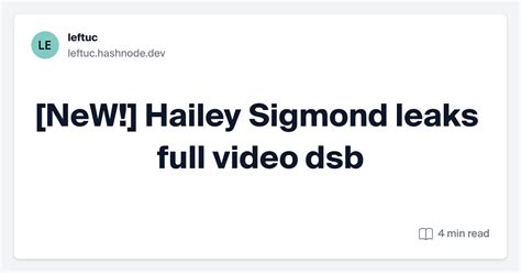 hailey sigmonf|@HaileySigmondd 